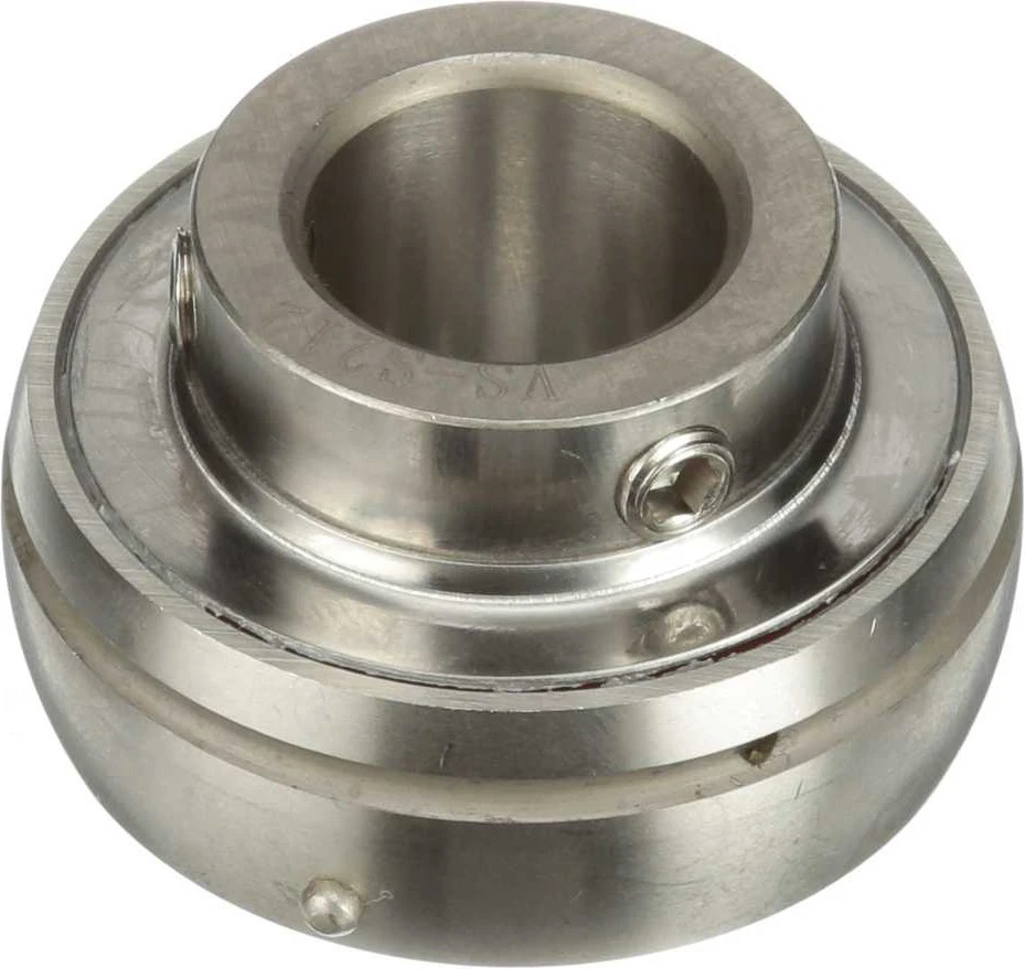 Browning, VS-S223, Insert Bearing, 1.4375" Diameter, Setscrew Locking, Single Lip Contact Seal With Flinger