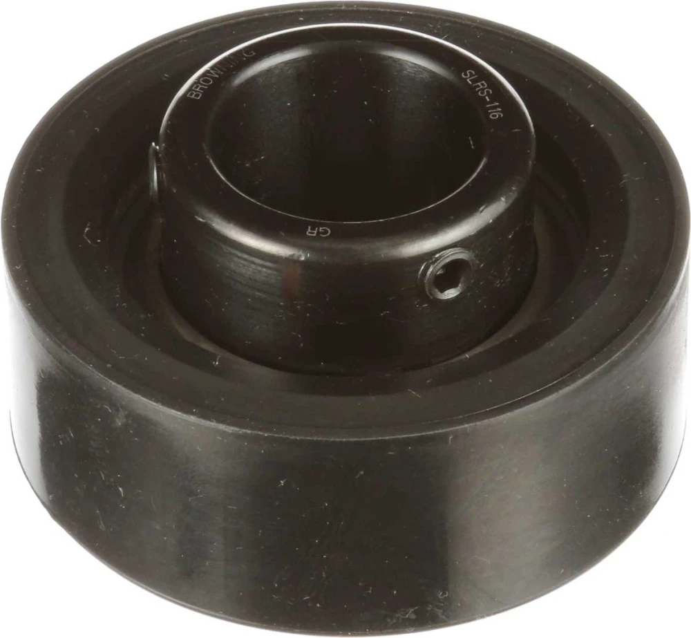 Browning, RUBRS-116, Rubber Grommeted Bearing, 1" Diameter, Setscrew Locking, Single Lip Contact Seal