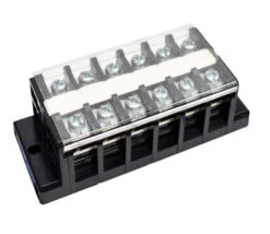Idec, BTBH30C6, Terminal Block, 10 AWG, Black, Screw Clamp, Top Wire Entry Position