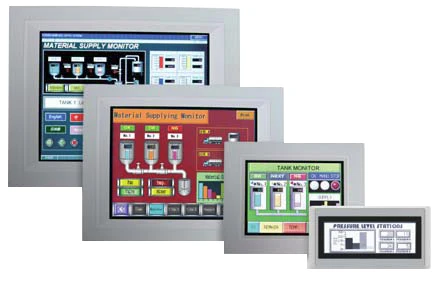 Idec, HG2G-SB22TF-S, Color TFT, 0-122 Operating Temperature, 64 KB, 24VDC, Panel Mount